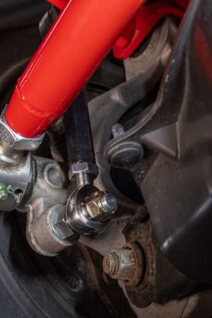 Chevrolet Camaro Sway Bar End Link - UMI Performance - Adjustable - Red - `16-`24